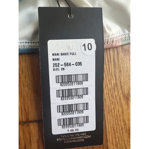 New ViX Paula Hermanny‎ Mani Basic Full Bikini Bottom size XS NWT - Picture 3 of 5